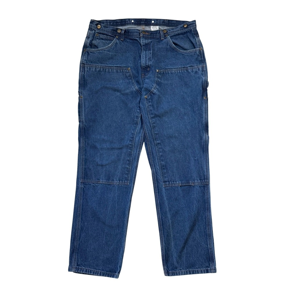Vintage Key Double Knee Carpenter Jeans Workwear Denim 40x34 Carhartt Style